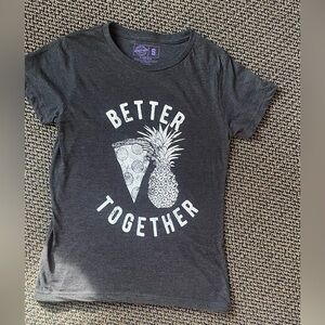 Kids Charcoal Gray Graphic Tee